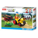 Town Traktor mit Baumgreifer