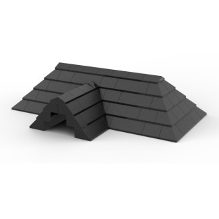 Dachkonstruktion schwarz