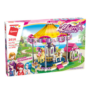 Cherry Colorful Holiday Fantasy Carousel