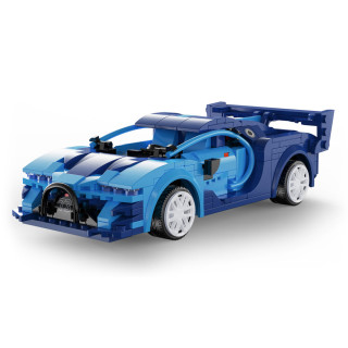 Blue Race Car